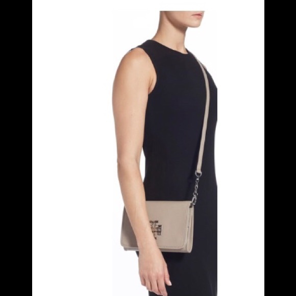 Tory Burch Handbags - Tory Burch Britten Combo crossbody with silver